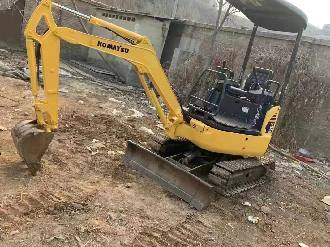 Χρησιμοποιούμενα μηχανήματα μεταφοράς γης αναρριχητή εκσκαφέας 2 τόνων υψηλής ποιότητας μίνι εκσκαφέας Komatsu pc 18 MR