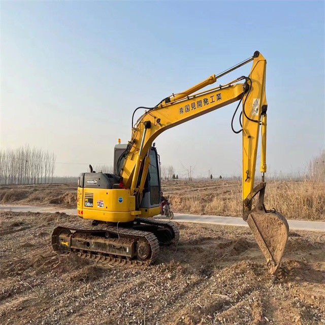 13.8 τόνους χρήση Ιαπωνία εισαγόμενη Komatsu pc 138US σκαρφαλώτρια με υψηλή ποιότητα και χαμηλό ωράριο εργασίας έτοιμη για πώληση