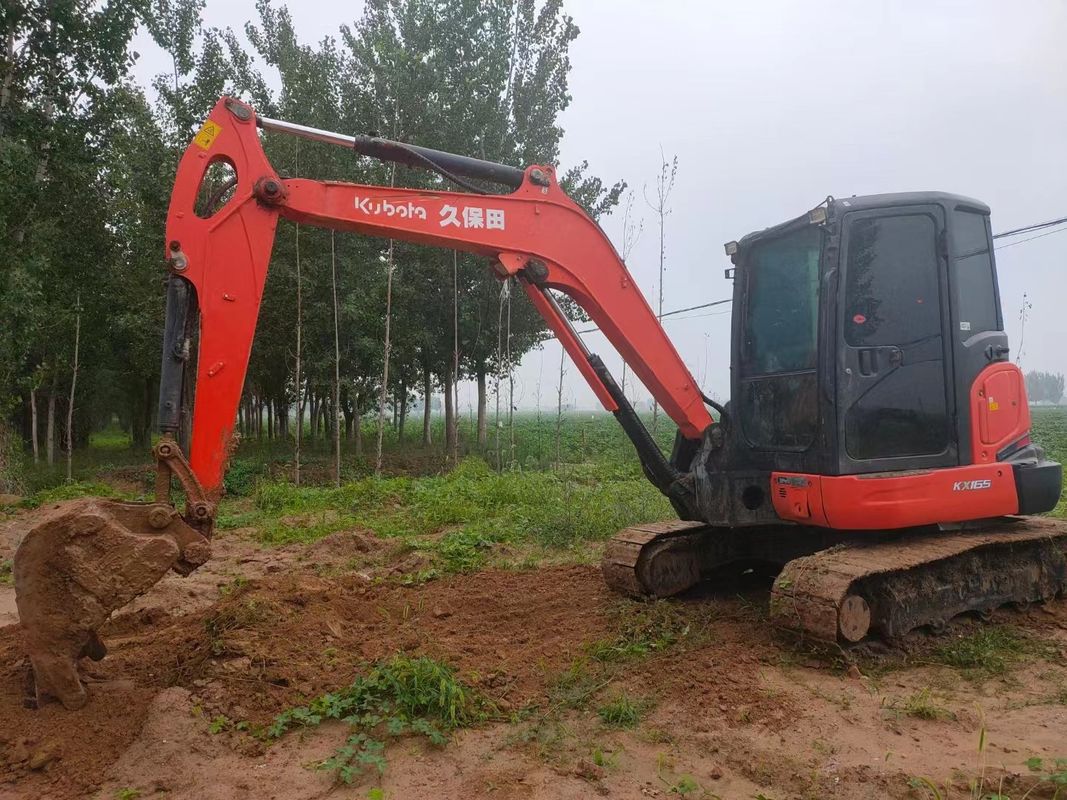 Χρησιμοποιούμενο εξορυκτικό Kubota Mini Kubota Kx165 εξορυκτικό μηχανή Χρησιμοποιούμενο βάρος 5,54 τόνους