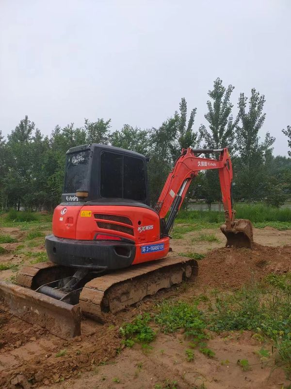 Χρησιμοποιούμενο εξορυκτικό Kubota Mini Kubota Kx165 εξορυκτικό μηχανή Χρησιμοποιούμενο βάρος 5,54 τόνους