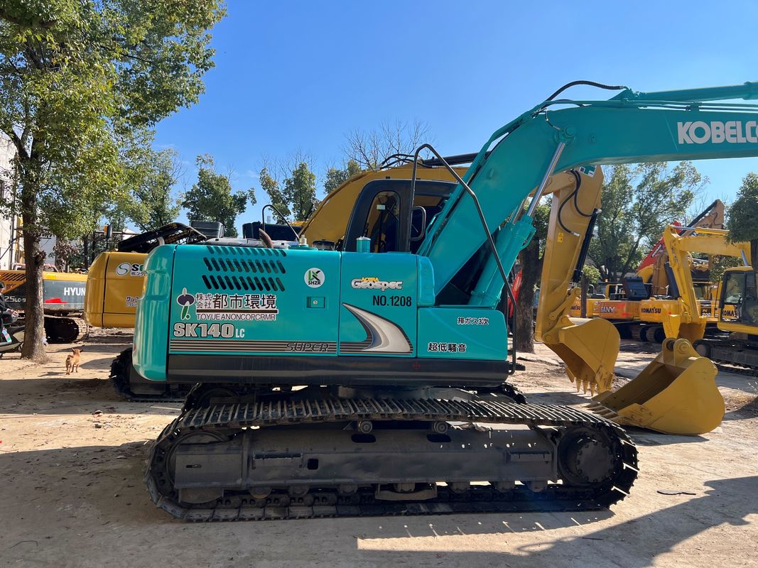 Χρησιμοποιούμενος εξορυκτής Kobelco Sk140lc 8 Crawler εξορυκτής γερανό Βάρος 13,3 τόνων
