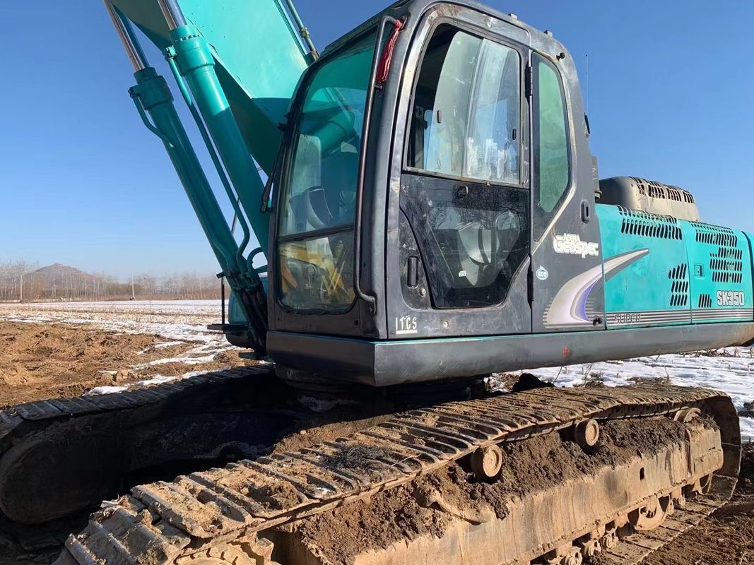 11.35m Max Reach Kobelco 350 Lc 8 9 10 Εκσκαφέας Χρησιμοποιούμενο βάρος 37,6 τόνων