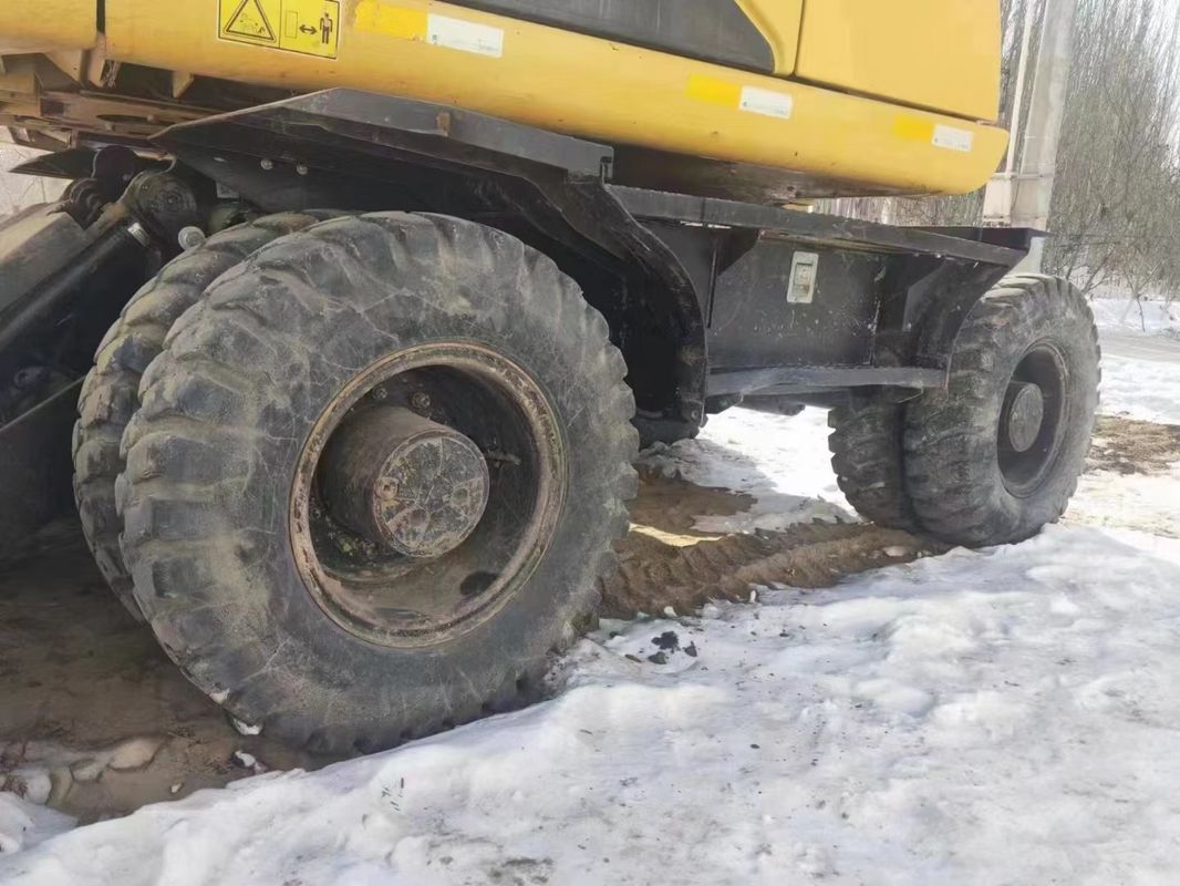 Έτοιμος για εργασία Caterpillar M315D Χρησιμοποιούμενος εξορυκτής τροχών με μικρό ωράριο εργασίας και σε καλή κατάσταση