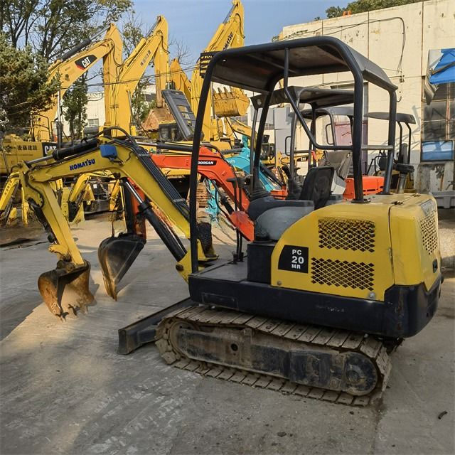 2 τόνους χρησιμοποιημένος Ιαπωνία Komatsu PC 20 MR Crawler Excavator με χαμηλές ώρες εργασίας και ιδανικό