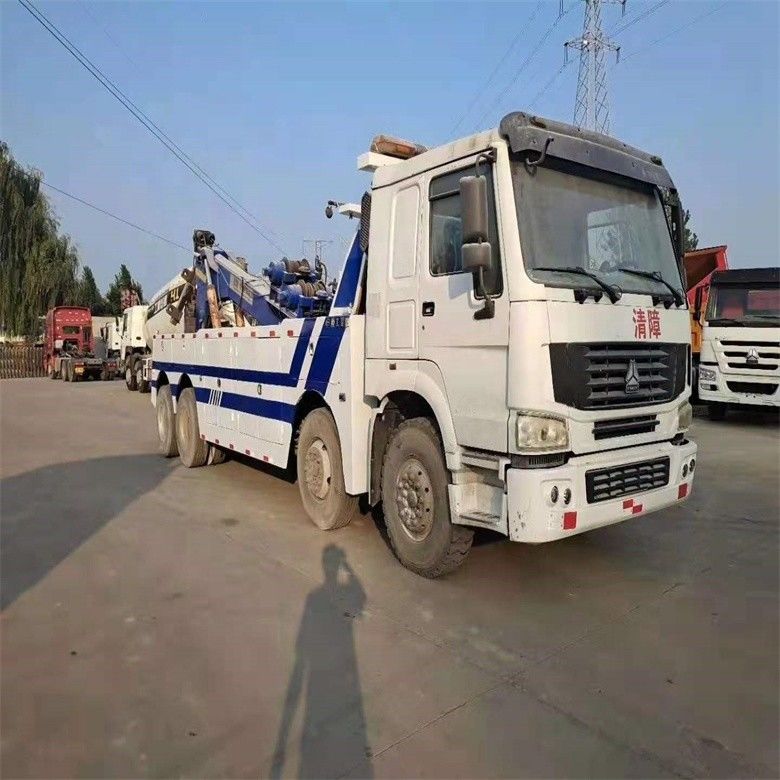 Λιγότερες ώρες Χρησιμοποιείται Howo 6*4 Wrecker ρυμουλκούμενο φορτηγό 8*4 ρυμουλκούμενο σώμα με ISO9001 / CCC πιστοποιημένο