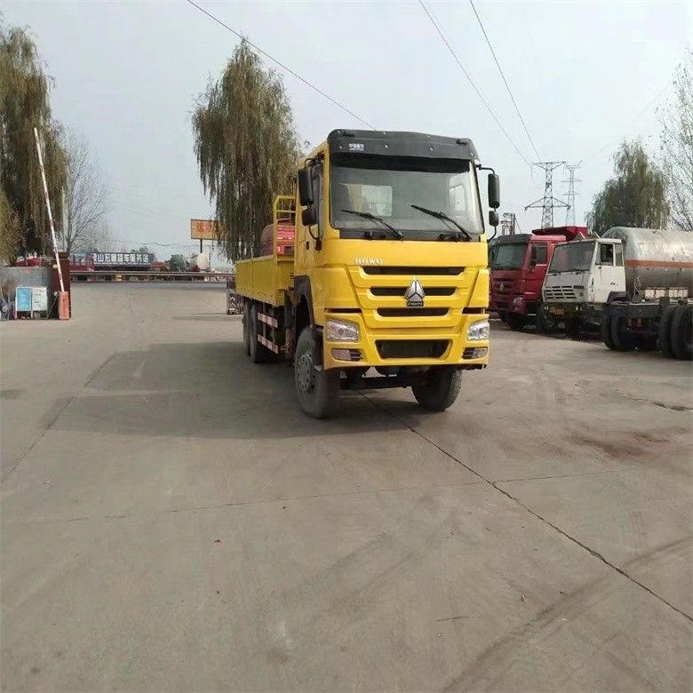 Σιδηροδρομικός γερανός με κινητήρα Sinotruk WD615 μοντέλο 10 τόνων με αρχικό υδραυλικό κύλινδρο