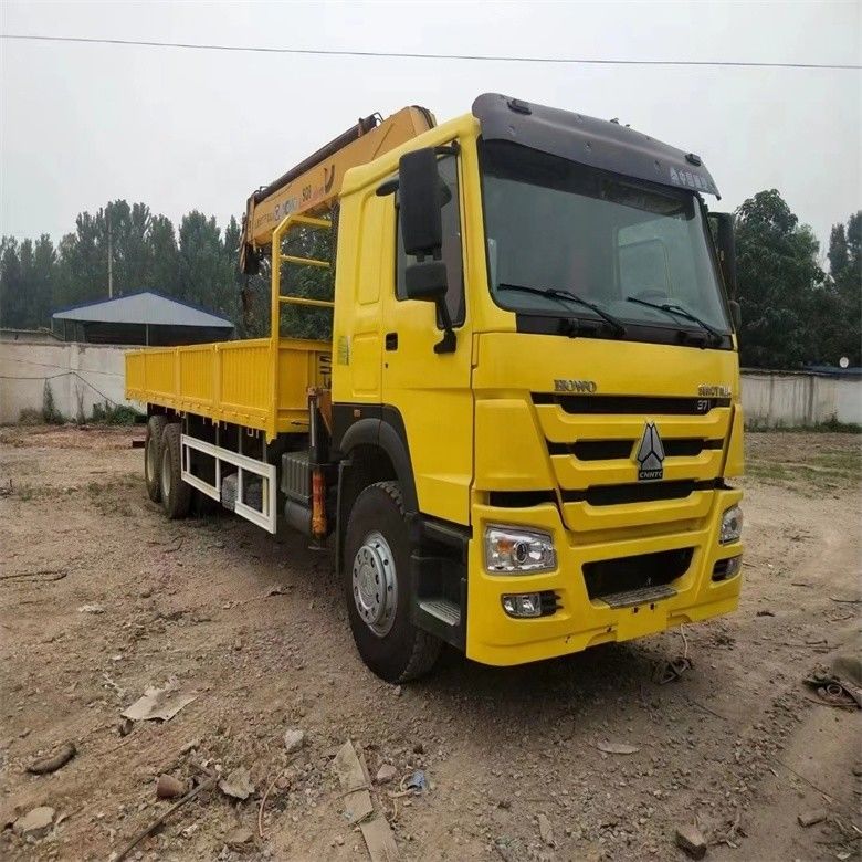 Σιδηροδρομικός γερανός με κινητήρα Sinotruk WD615 μοντέλο 10 τόνων με αρχικό υδραυλικό κύλινδρο