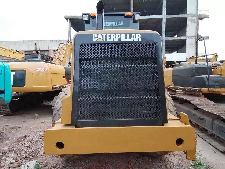 Καλής κατάστασης CAT CS-583D δονητικός μονοτραμπούνος τροχός με αρχικά ανταλλακτικά