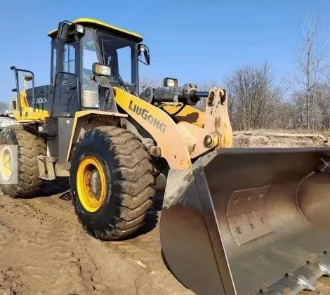 2019 Front End Loader Liugong ZL50CN Τύπος τροχών Χρησιμοποιημένη μηχανή για μεταφορά γης 5 τόνων