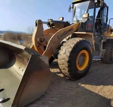 2019 Front End Loader Liugong ZL50CN Τύπος τροχών Χρησιμοποιημένη μηχανή για μεταφορά γης 5 τόνων