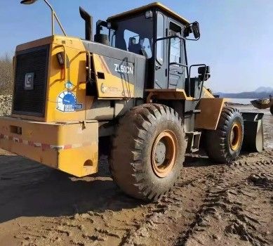 2019 Front End Loader Liugong ZL50CN Τύπος τροχών Χρησιμοποιημένη μηχανή για μεταφορά γης 5 τόνων