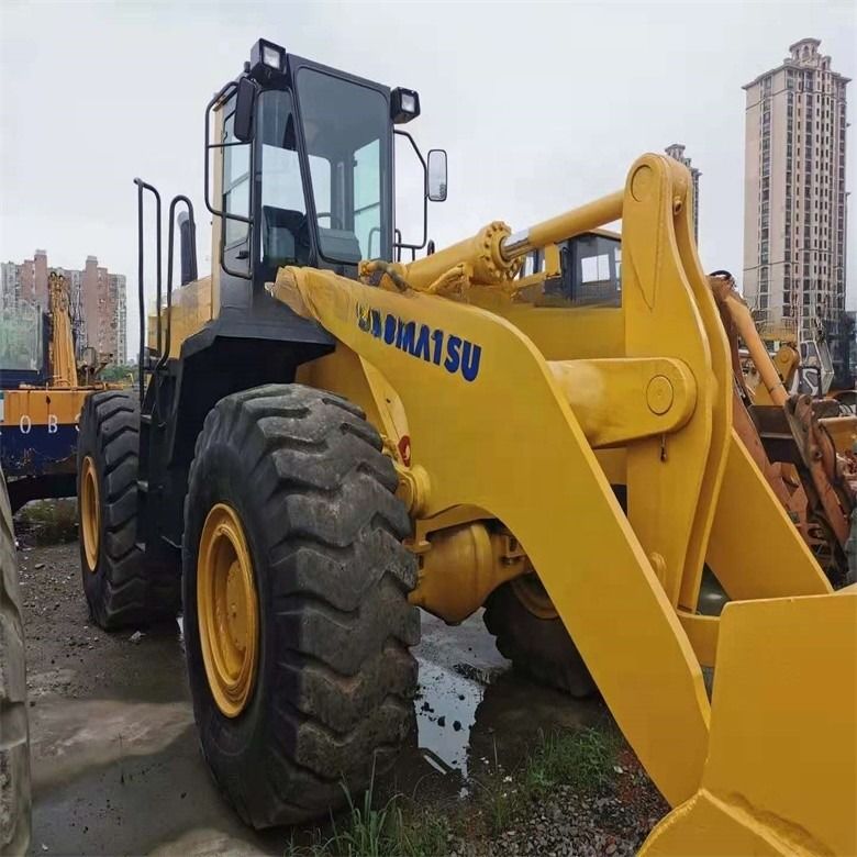 Ιαπωνική κατασκευή WA420-3 3.5cbm 6t Χρησιμοποιούμενος φορτιστής τροχών Komatsu για εργασίες μεταφοράς γης