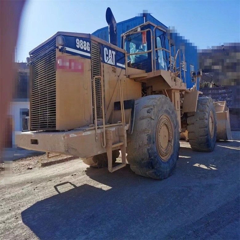 Χρησιμοποιούμενη Caterpillar CAT 988G 988 50 τόνων τροχοφόρος με μέγιστο ύψος εκφόρτωσης 4,46 m