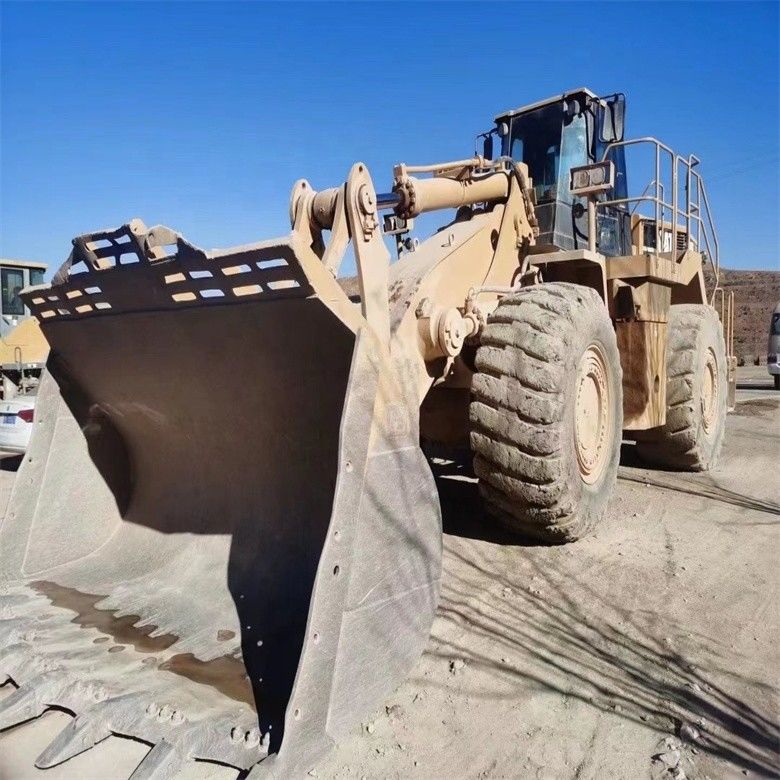 Χρησιμοποιούμενη Caterpillar CAT 988G 988 50 τόνων τροχοφόρος με μέγιστο ύψος εκφόρτωσης 4,46 m