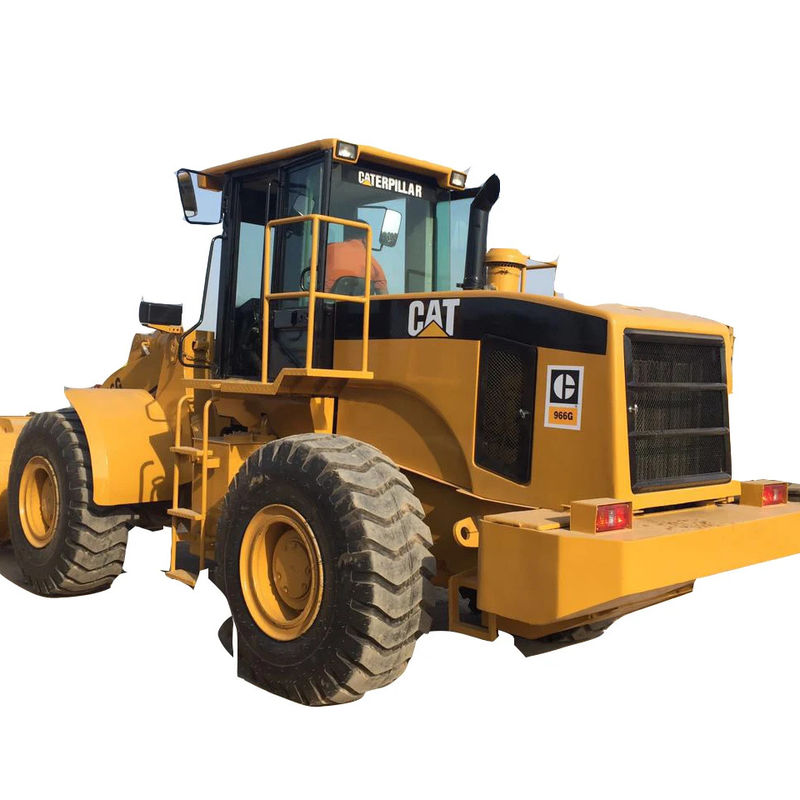 Φθηνό μεταχειρισμένο φορτιστή τροχών Cat 966G με 5.5 m3 κουβά και κινητήρα Caterpillar