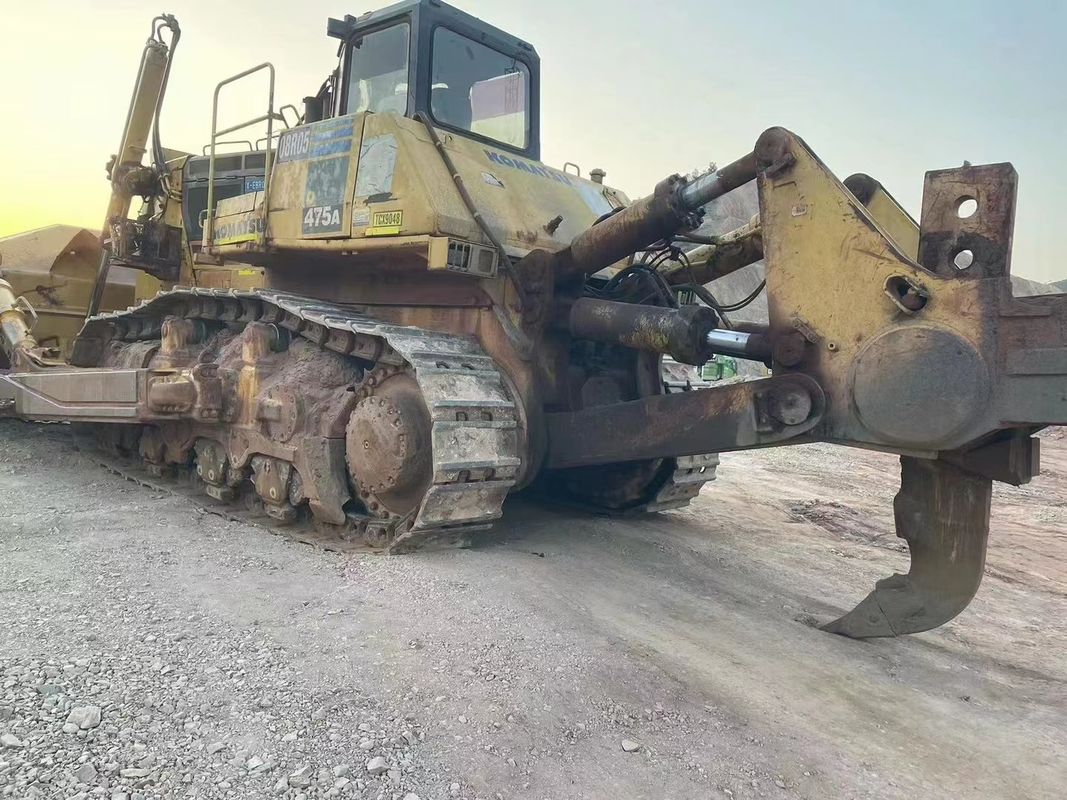 47 Τόνωση Χρησιμοποιούμενη μπουλντόζα Komatsu 475 Κινούμενος τύπος Crawler Μπουλντόζα μηχανή για το εργοτάξιο