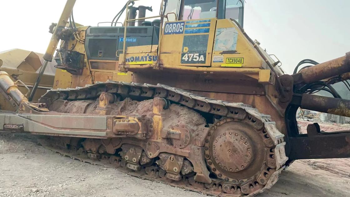 47 Τόνωση Χρησιμοποιούμενη μπουλντόζα Komatsu 475 Κινούμενος τύπος Crawler Μπουλντόζα μηχανή για το εργοτάξιο