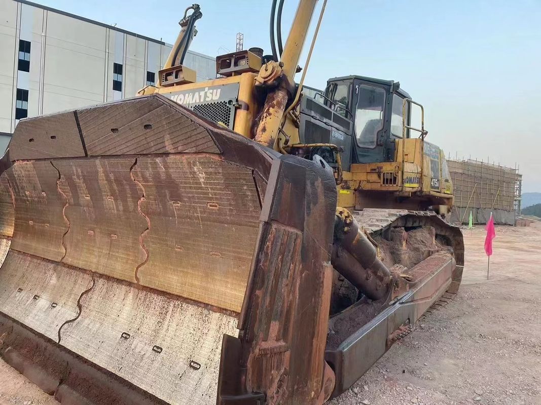47 Τόνωση Χρησιμοποιούμενη μπουλντόζα Komatsu 475 Κινούμενος τύπος Crawler Μπουλντόζα μηχανή για το εργοτάξιο
