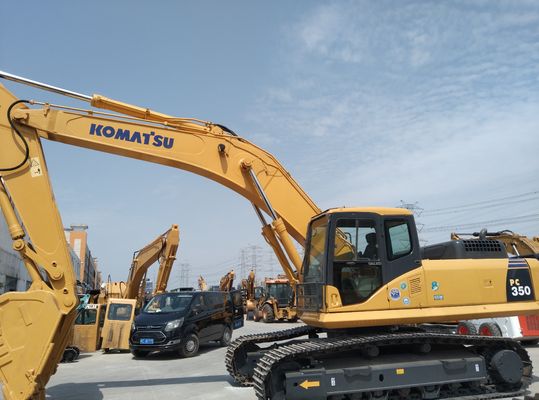 Χρησιμοποιούμενος εξορυκτής Komatsu PC350-7 σε αξιόπιστη κατάσταση εξαγωγή από την Κίνα